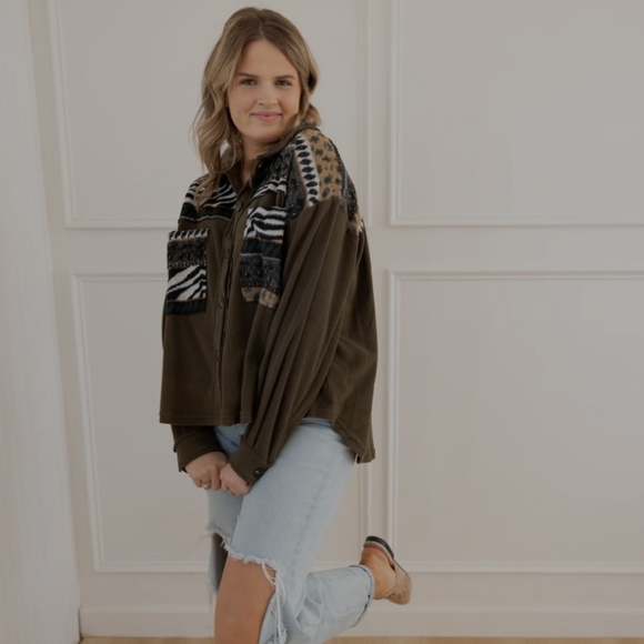 NWT "La miel" SAFARI SHACKET - Picture 2 of 5